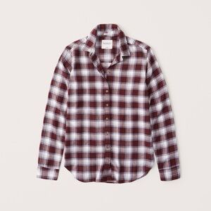 Abercrombie & Fitch Boyfriend Flannel Shirt